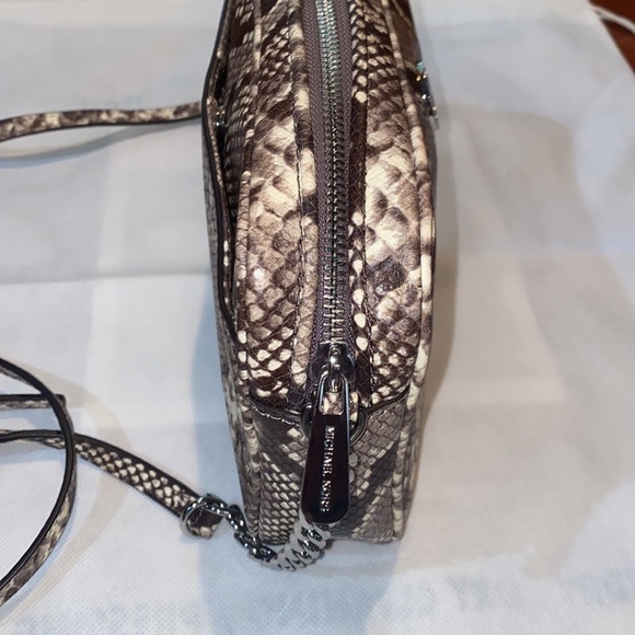 Michael Kors Python Print Cross Body Bag with Adjustable belt. New Never Used. - Picture 3 of 15